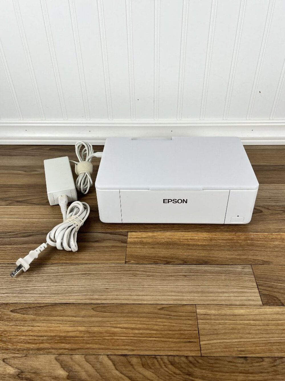 Epson PictureMate PM-400 White Personal Photo Lab UNTESTED NO INK AS IS!